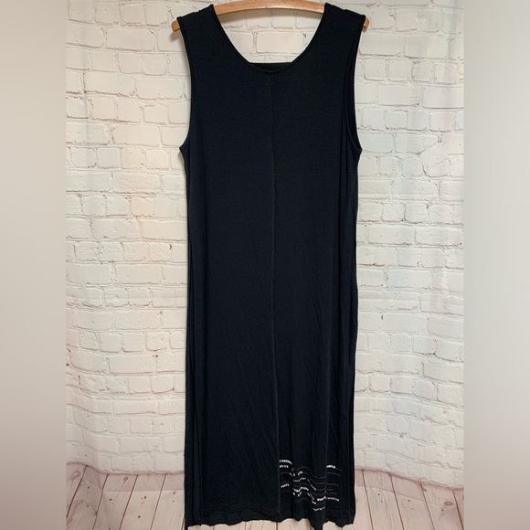 Luukaa Dresses & Skirts - Luukaa Black Maxi Dress Sleeveless Knit
